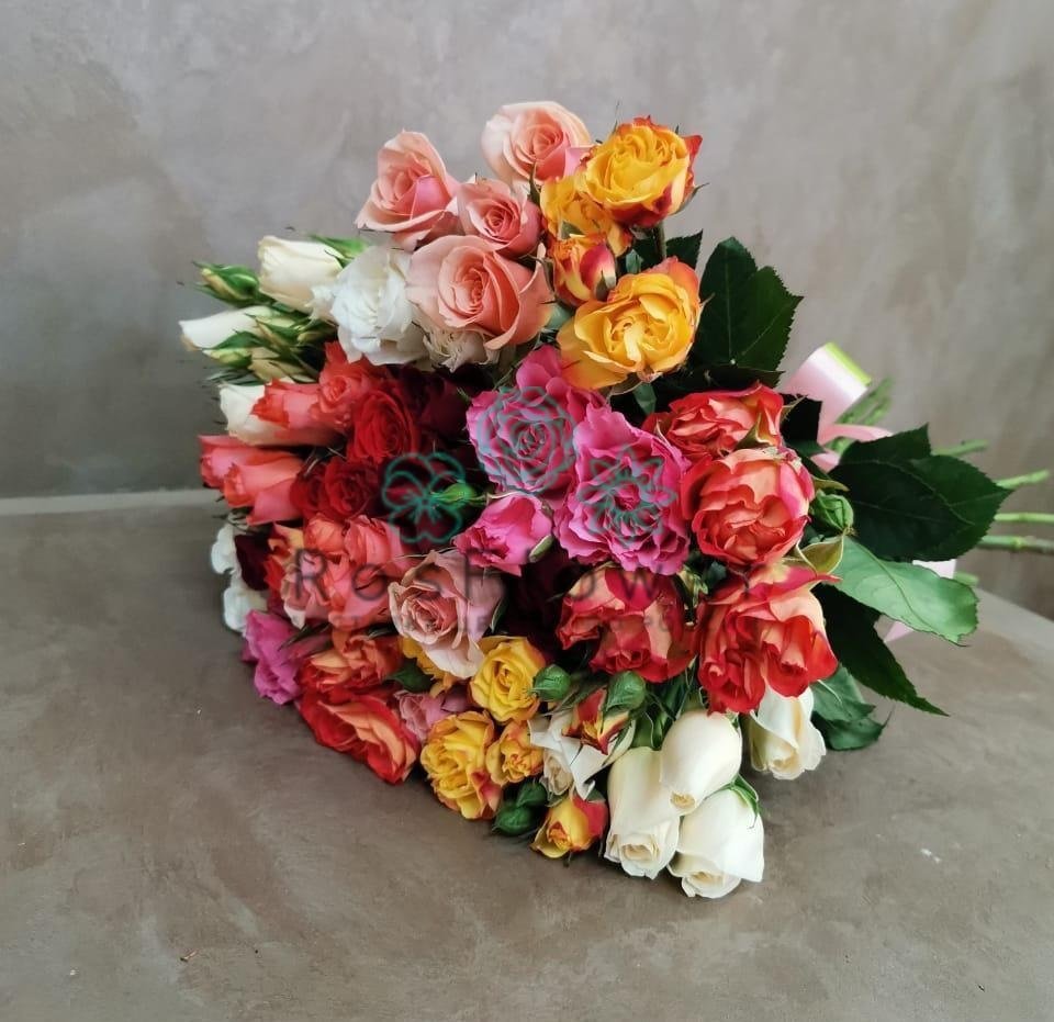 Букет цветов из: Розы в Посёлок государственного племенного завода «Константиново»