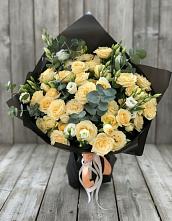 Букет цветов из:  Розы и Лизиантусы в Посёлок государственного племенного завода «Константиново»
