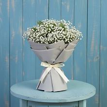 Букет цветов из:  Гипсофила в Посёлок государственного племенного завода «Константиново»