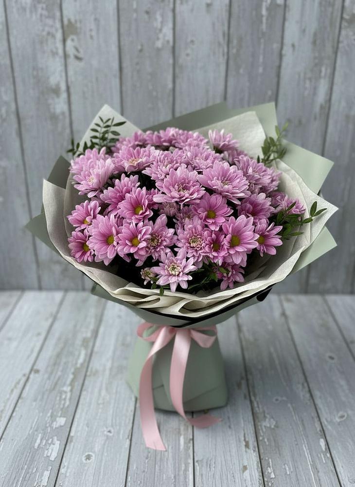 Букет цветов из: Хризантемы в Посёлок государственного племенного завода «Константиново»