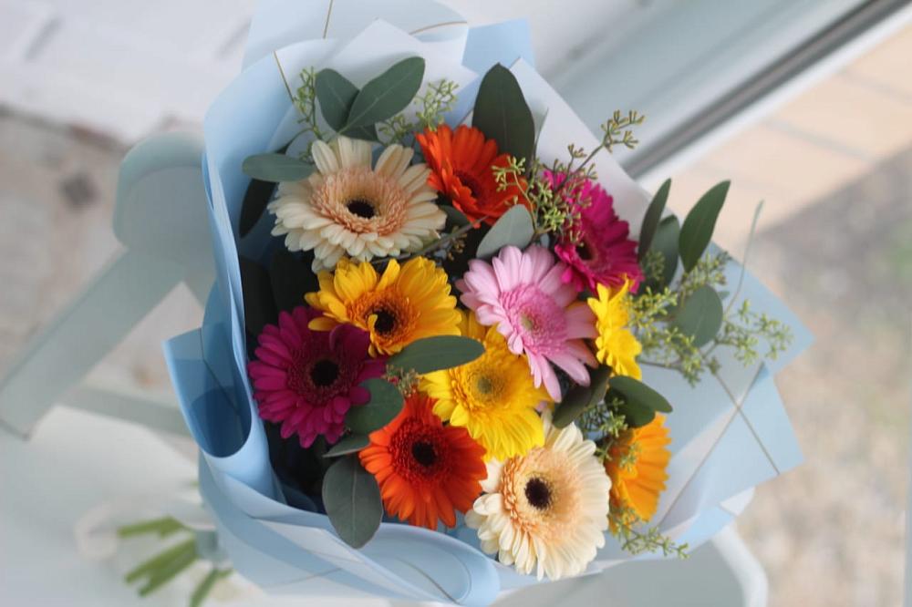 Букет цветов из: Герберы в Посёлок государственного племенного завода «Константиново»