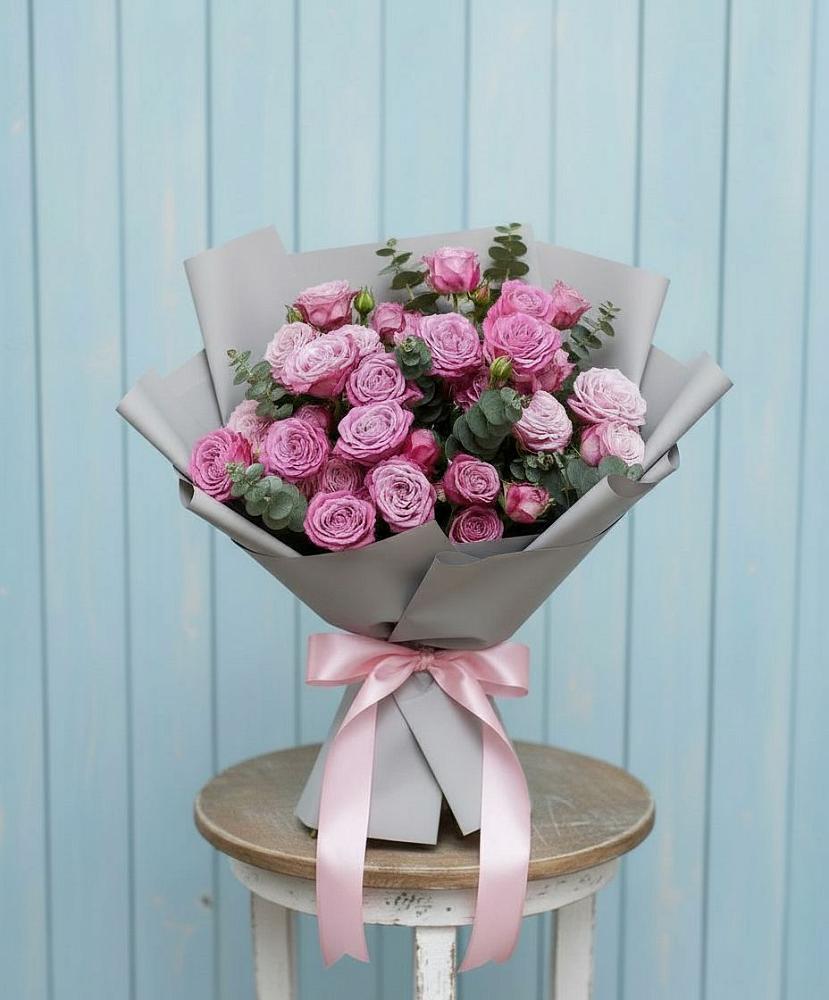 Букет цветов из: Розы в Посёлок государственного племенного завода «Константиново»