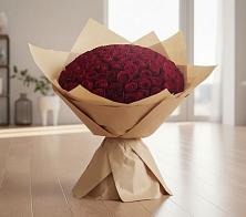 Букет 101 Красная роза в Посёлок государственного племенного завода «Константиново»
