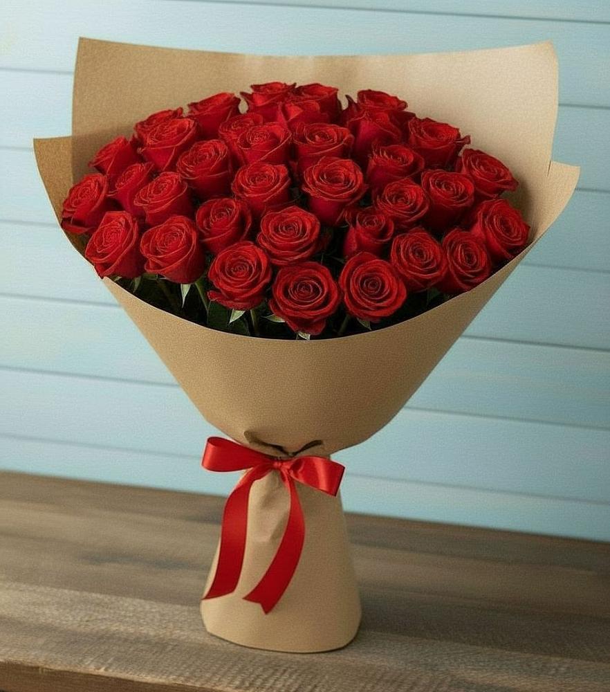Букет Красные розы Милано в Посёлок государственного племенного завода «Константиново»
