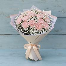 Букет цветов из:  Гвоздики в Посёлок государственного племенного завода «Константиново»