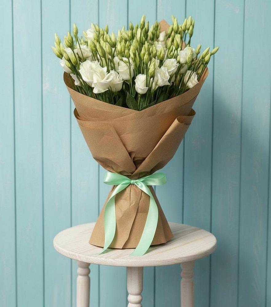 Букет цветов из: Лизиантусы в Посёлок государственного племенного завода «Константиново»