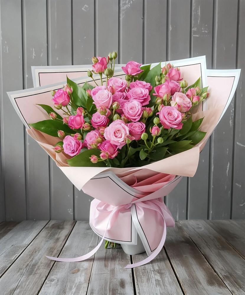 Букет Розовый кустик в Посёлок государственного племенного завода «Константиново»