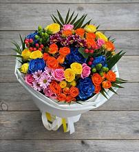 Букет цветов из:  Розы и Хризантемы #REPLACE_PRED# Посёлок государственного племенного завода «Константиново»