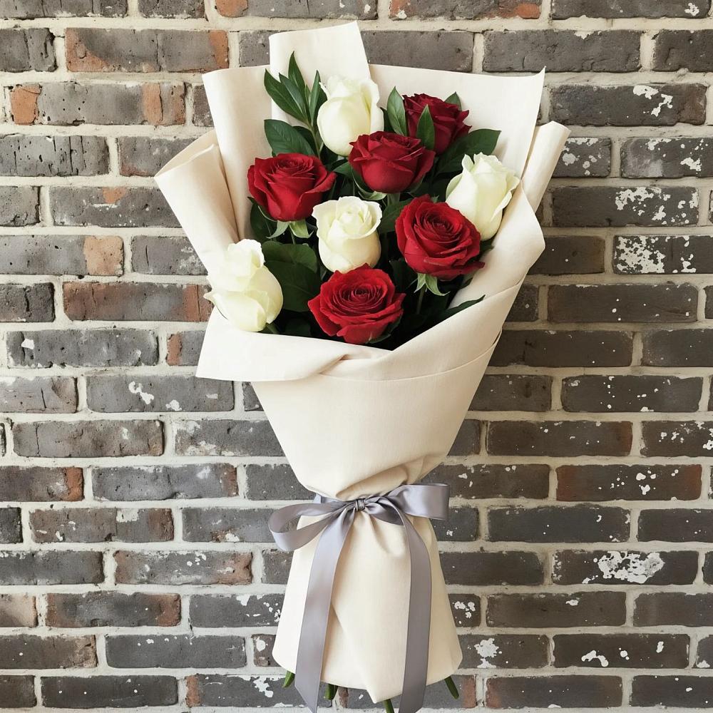 Букет цветов из: Розы в Посёлок государственного племенного завода «Константиново»