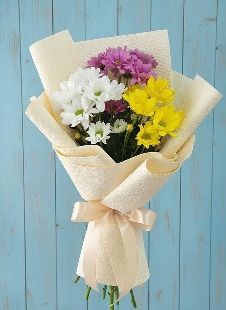 Букет цветов из: Хризантемы в Посёлок государственного племенного завода «Константиново»