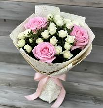 Букет цветов из:  Розы в Посёлок государственного племенного завода «Константиново»