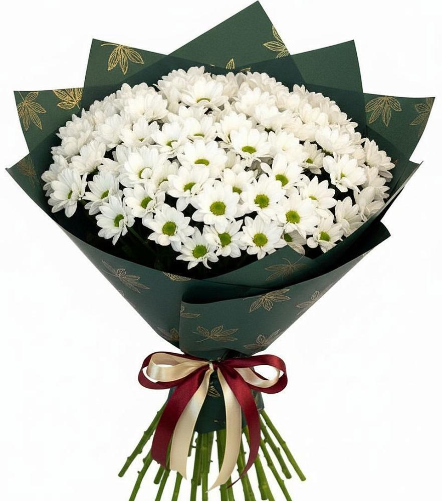 Букет цветов из: Хризантемы в Посёлок государственного племенного завода «Константиново»