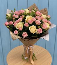 Букет цветов из:  Розы в Посёлок государственного племенного завода «Константиново»