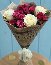 Букет цветов из:  Розы в Посёлок государственного племенного завода «Константиново»