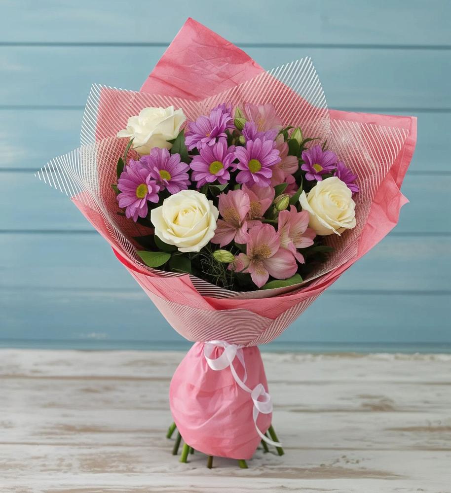 Букет цветов из: Герберы в Посёлок государственного племенного завода «Константиново»