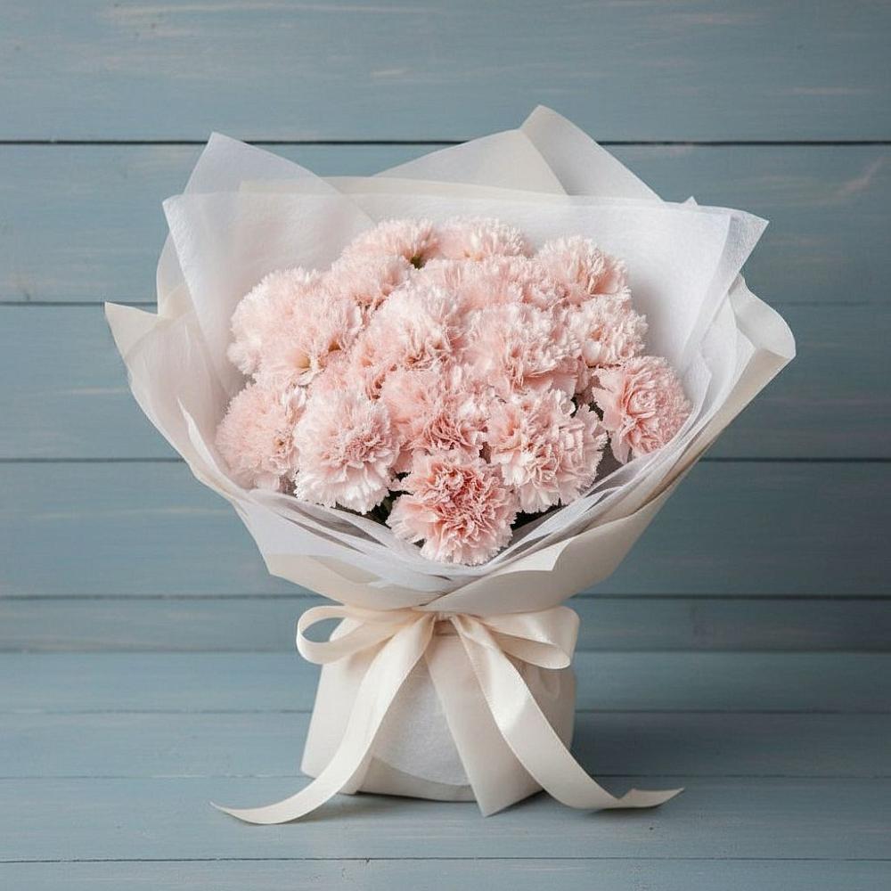 Букет цветов из: Гвоздики в Посёлок государственного племенного завода «Константиново»