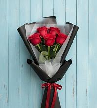 Букет цветов из:  Розы в Посёлок государственного племенного завода «Константиново»
