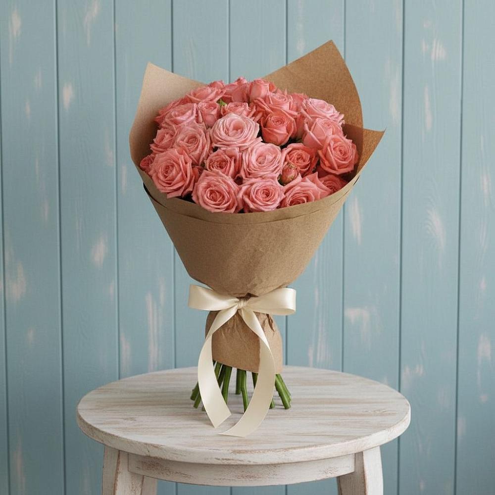 Букет цветов из: Розы в Посёлок государственного племенного завода «Константиново»