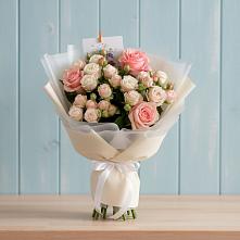 Букет цветов из:  Розы #REPLACE_PRED# Посёлок государственного племенного завода «Константиново»