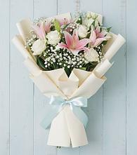 Букет цветов из:  Лилии в Посёлок государственного племенного завода «Константиново»