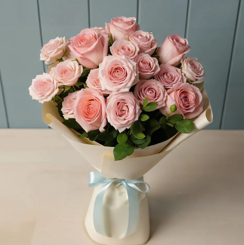 Букет Розовый шарм в Посёлок государственного племенного завода «Константиново»