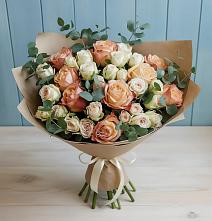 Букет цветов из:  Альстромерии и Розы #REPLACE_PRED# Посёлок государственного племенного завода «Константиново»