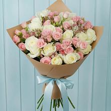 Букет цветов из:  Розы #REPLACE_PRED# Посёлок государственного племенного завода «Константиново»